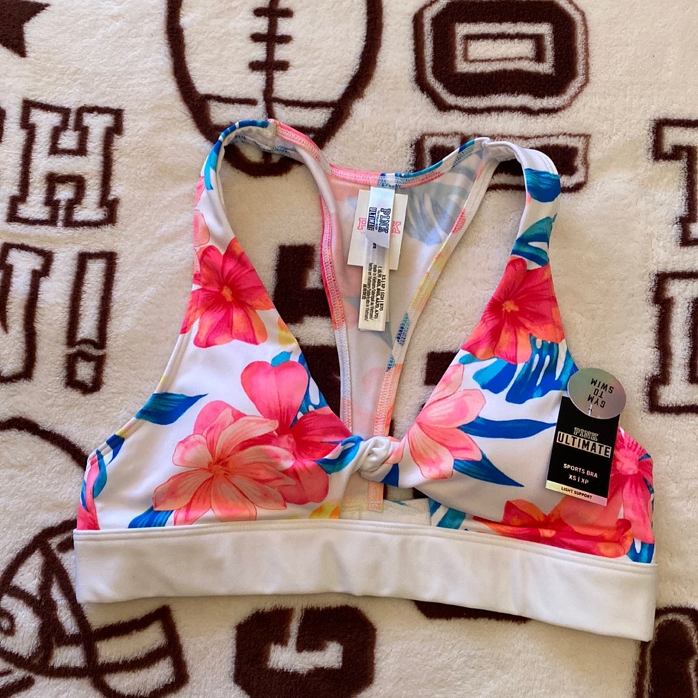 Victoria’s Secret pink gym to swim sports bra